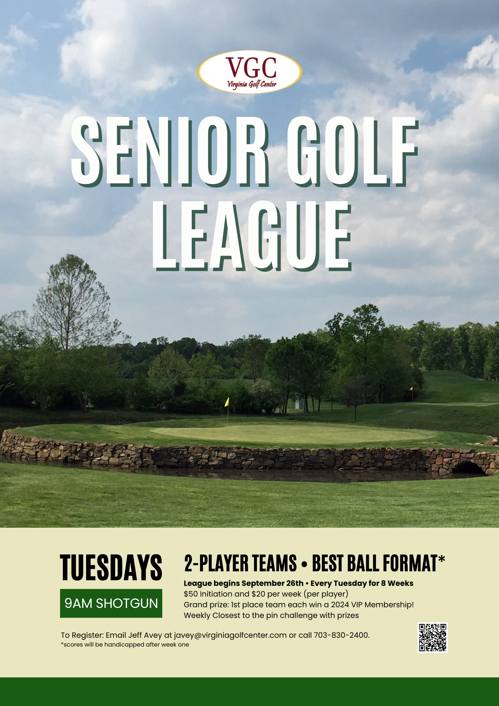 VGC senior golf league 2023